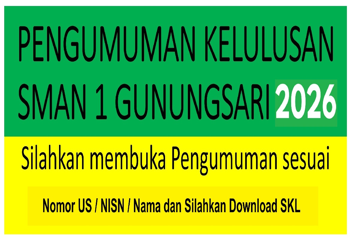 PENGUMUMAN KELULUSAN 2025/2026